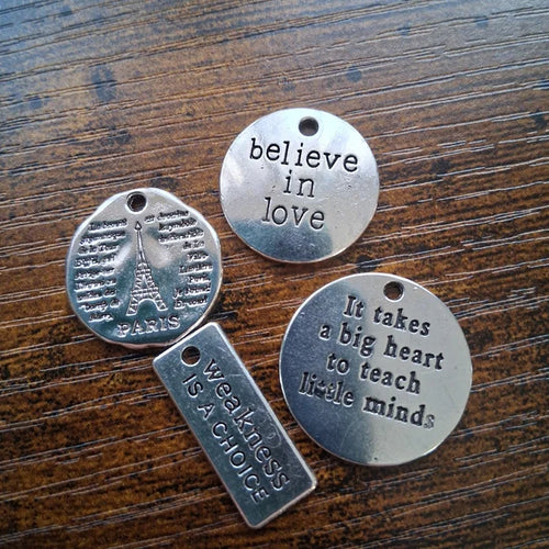 4 Charm Heavy Duty Wire Bracelet